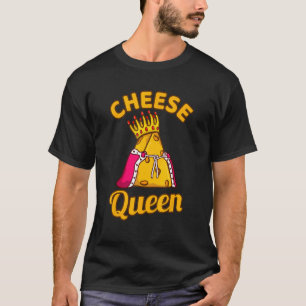 Cheese Queen Cheese Food Eater Graphic T-Shirt