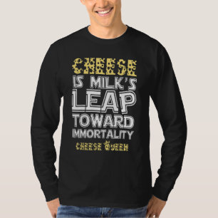 Cheese Queen Crown Girl Cheesy Cheddar Grilled Che T-Shirt