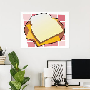 Cheese Sandwich Poster