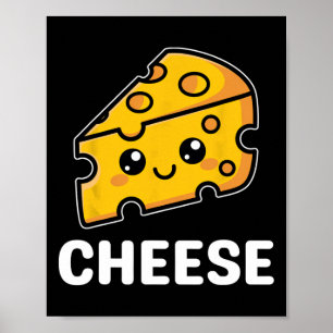 Cheese Slice Mac Macaroni Kawaii Halloween Costume Poster