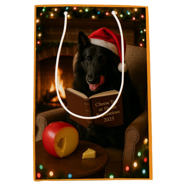 Cheese Tax Christmas gift bag - Groenendael (Front)