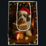 Cheese Tax Christmas gift bag Old English Sheepdog<br><div class="desc">Individually designed Christmas gift bag featuring a gorgeous Ole English Sheepdog reading a book entitled 'Cheese Tax at Home Regulations 2025'.

We all know The Cheese Tax must be paid - rules are rules!</div>