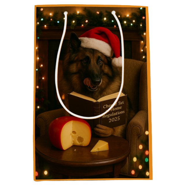 Cheese Tax Christmas gift bag - Tervuren  (Front)