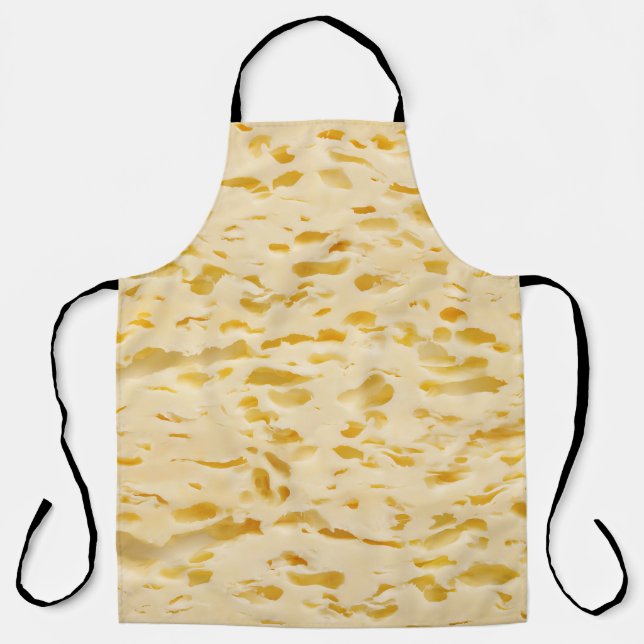 Cheese texture, characteristic holes apron (Front)