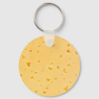 Cheese Texture Pattern Key Ring