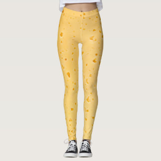Cheese Texture Pattern Leggings
