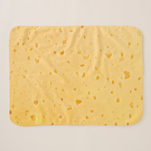 Cheese Texture Pattern Sherpa Blanket (Front (Horizontal))