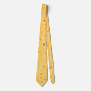 Cheese Texture Pattern Tie