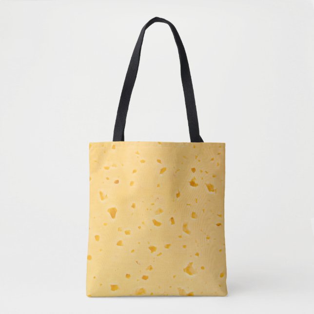 Cheese Texture Pattern Tote Bag (Front)