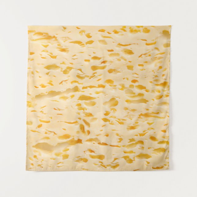 Cheese texture with holes tapestry (Front)