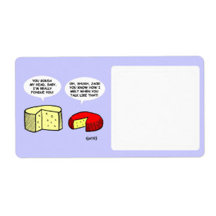 Cheese Themed Cute Funny Cartoon Food Storage