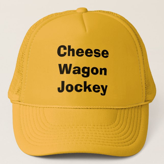 Cheese Wagon Jockey Trucker Hat (Front)