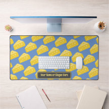 Cheese Wedges Pattern - Add Own Funny Text or Name