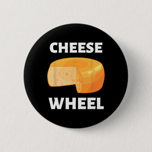 Cheese Wheel Video Game Meme Design 6 Cm Round Badge