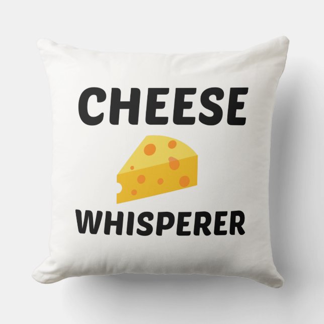 CHEESE WHISPERER CUSHION (Front)
