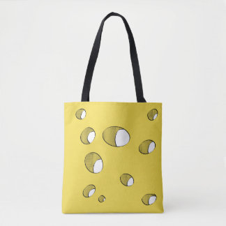 Cheese with holes tote bag