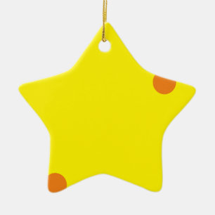 cheese yeellow ceramic tree decoration