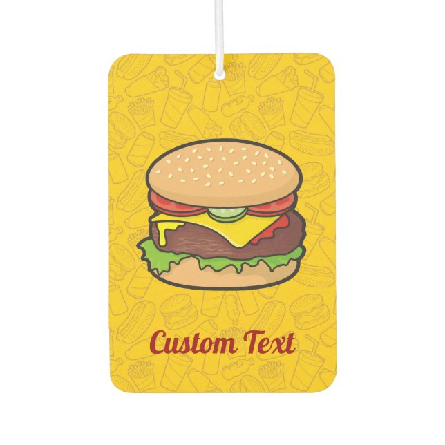 Cheeseburger Air Freshener (Front)