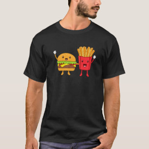 Cheeseburger And Fries Hamburger Burger Food Grap T-Shirt