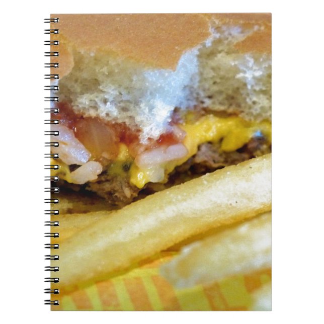 Cheeseburger and Fries Notebook (Front)