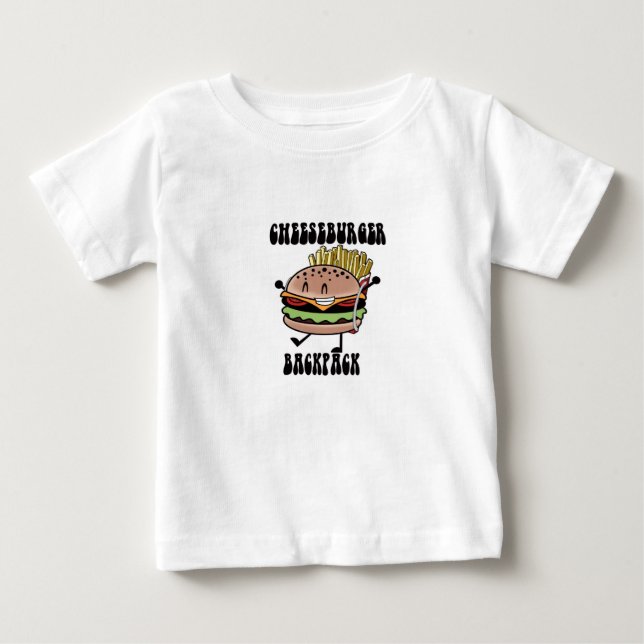Cheeseburger Backpack T-shirt (Front)