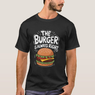Cheeseburger Burger Lover Design for Fast Food Bur T-Shirt