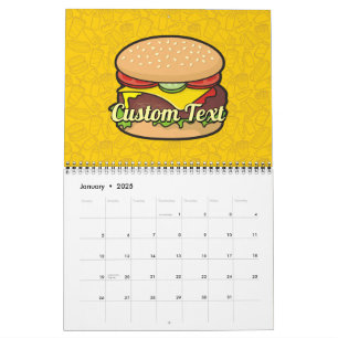 Cheeseburger Calendar