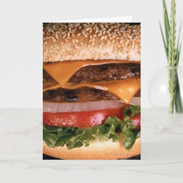 Cheeseburger Card (Front)