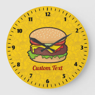 Cheeseburger Clock