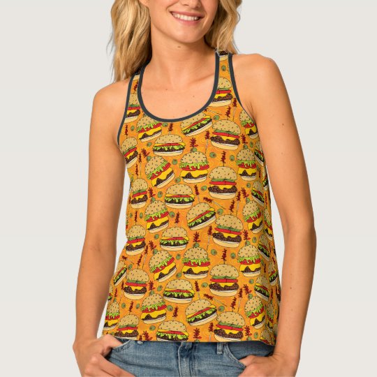 Cheeseburger Deluxe Tank Top