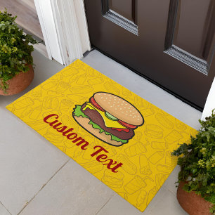 Cheeseburger Doormat
