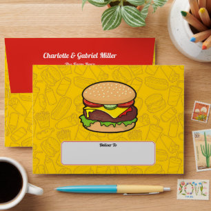 Cheeseburger Envelope