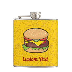Cheeseburger Flask
