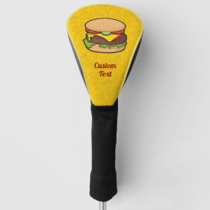 Cheeseburger Golf Head Cover