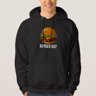 Cheeseburger Hamburger Fast Food Burger Boy Costum Hoodie