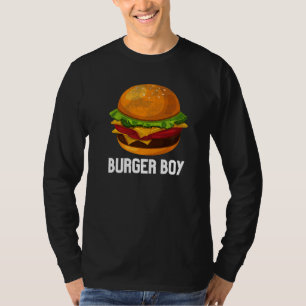 Cheeseburger Hamburger Fast Food Burger Boy Costum T-Shirt