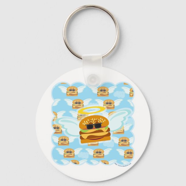Cheeseburger Heaven Key Ring (Front)