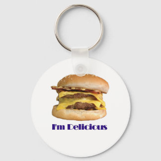 cheeseburger - I'm Delicious Key Ring