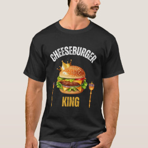 Cheeseburger King Shirt Funny Cheeseburger Lover