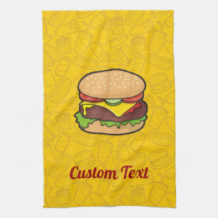 Cheeseburger Kitchen Towel