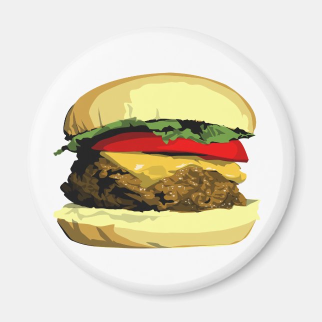 Cheeseburger Magnet (Front)
