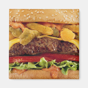 Cheeseburger Magnet
