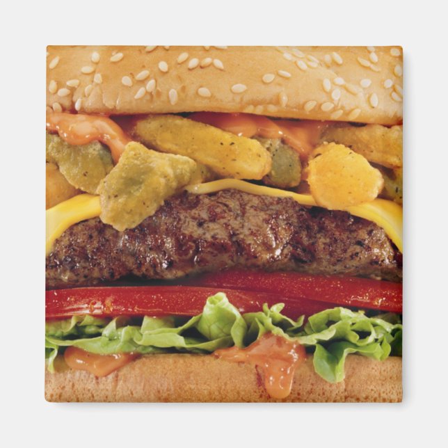 Cheeseburger Magnet (Front)