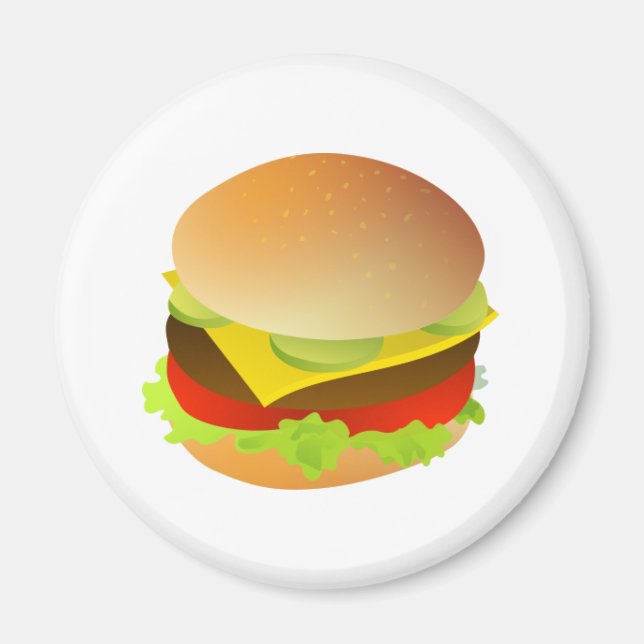 cheeseburger magnet (Front)