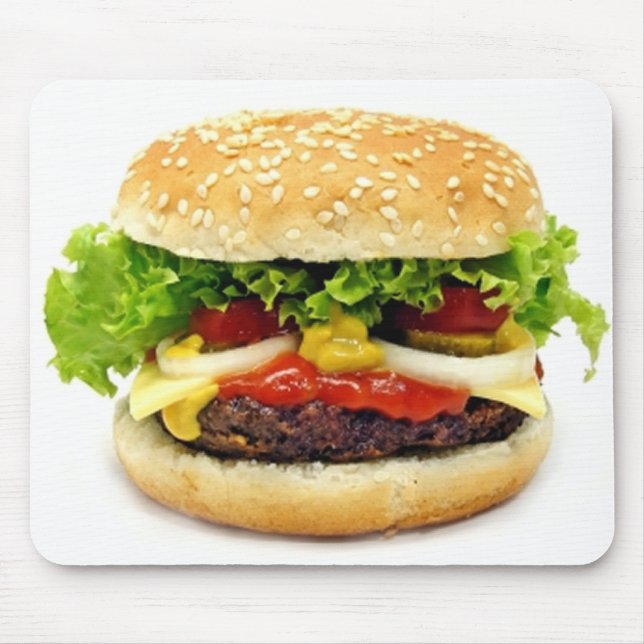 Cheeseburger Mouse Mat (Front)