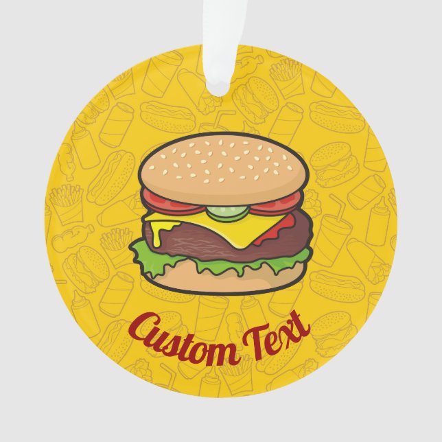 Cheeseburger Ornament (Front)