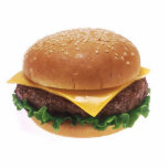Cheeseburger Paradise Standing Photo Sculpture<br><div class="desc">Good enough to eat... but please don't</div>