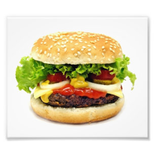 Cheeseburger Photo Print