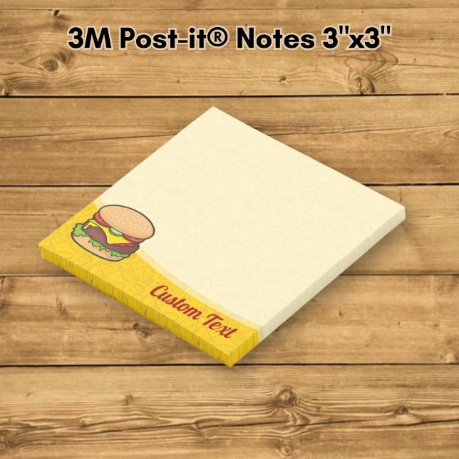 Cheeseburger Post-it Notes (Creator Uploaded)
