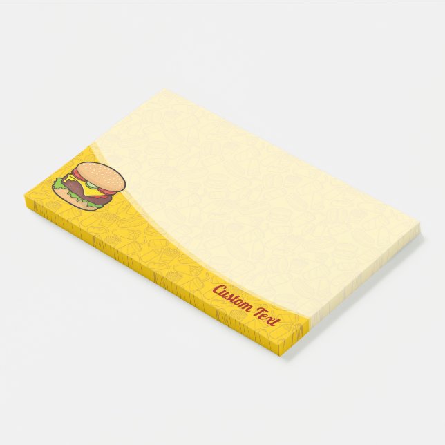 Cheeseburger Post-it Notes (Angled)